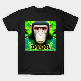 Funny Monkeys Humorous Apes Animals memes T-Shirt